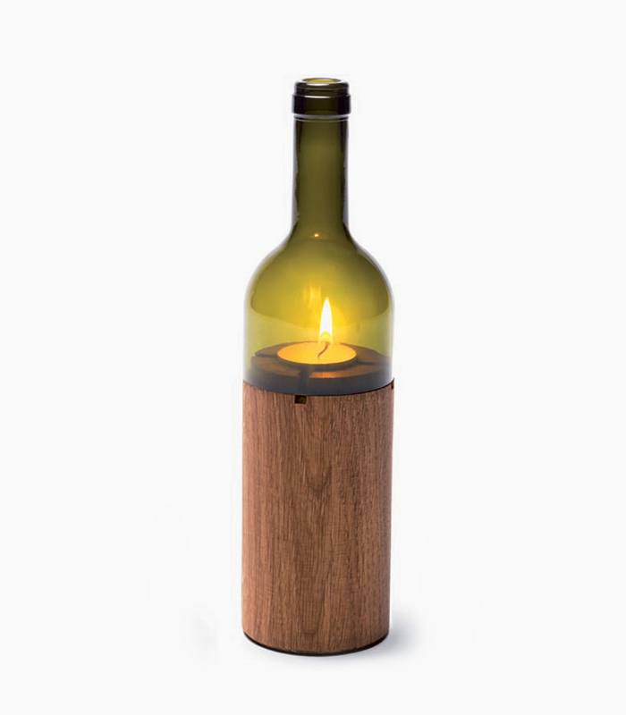 Wine bottle lantern – תמונה 3